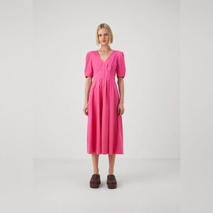 Ted Baker Hot Pink Midi Day Dress 3
